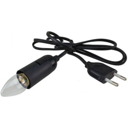 Luce Led luce calda 2W completa di cavo e spina