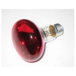 Lampada spot rossa E27-60W - Lampade per presepe