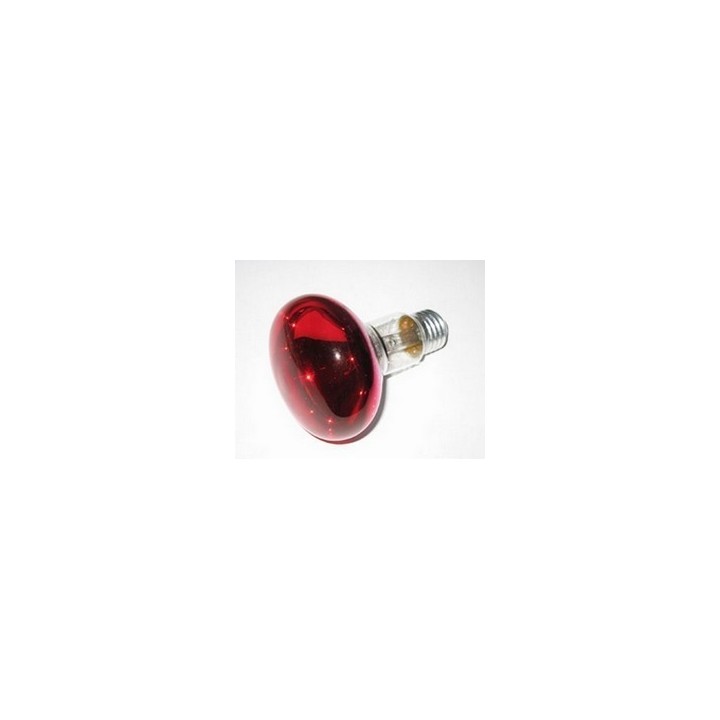 Lampada spot rossa E27-60W Cod. 