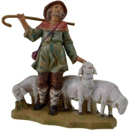 Pastore con gregge 12 cm Fontanini