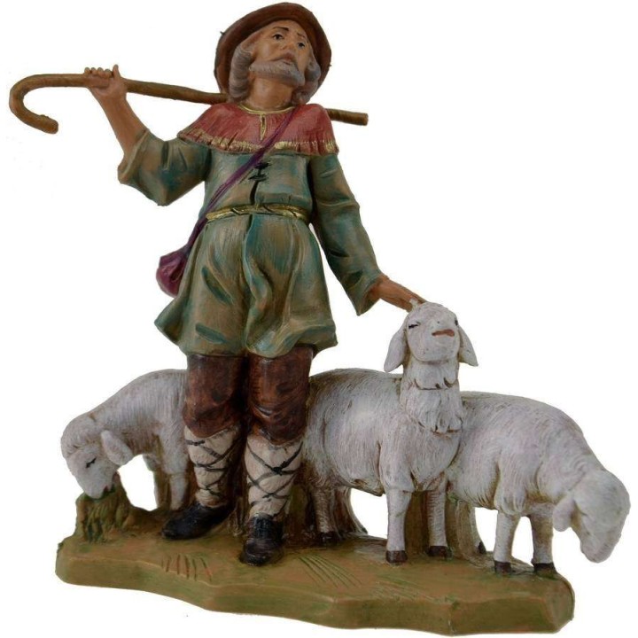 Pastor con rebaño 12 cm Fontanini