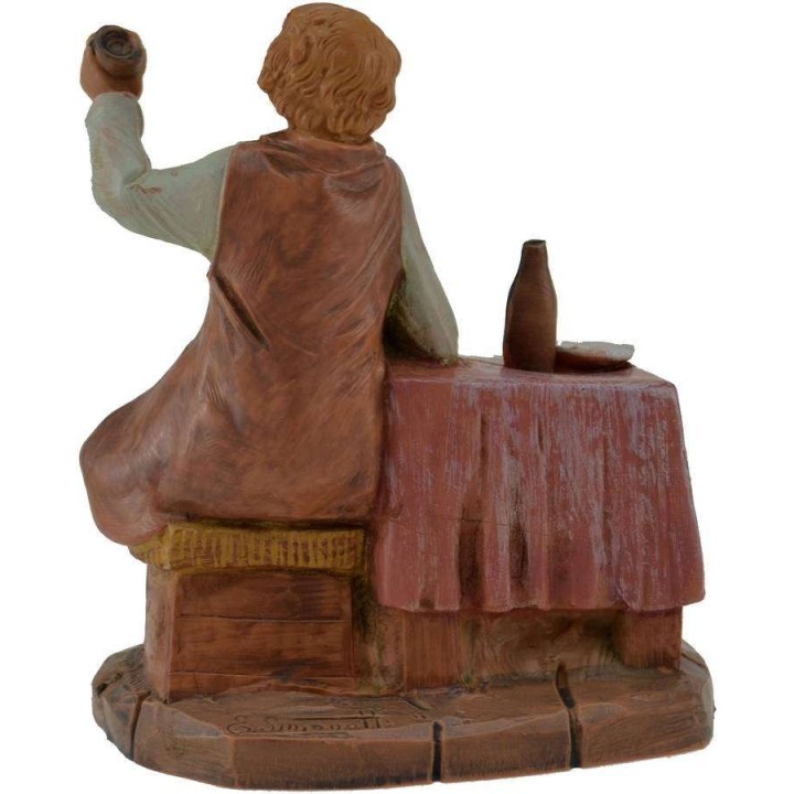 Hombre sentado en la mesa 12 cm Fontanini