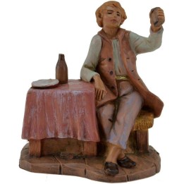 Hombre sentado en la mesa 12 cm Fontanini