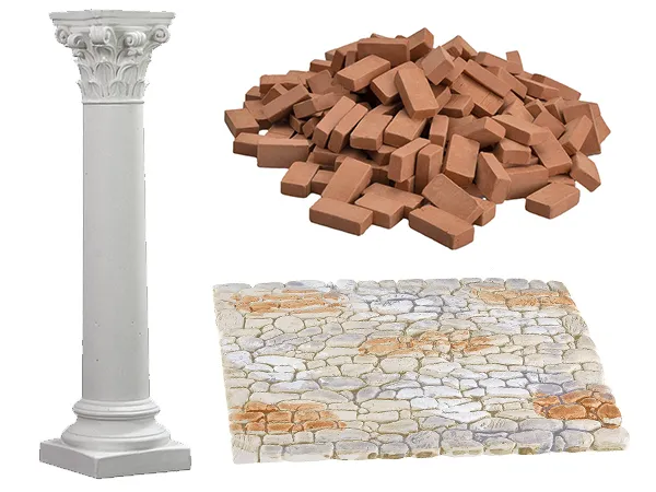 ACCESSORI IN TERRACOTTA E RESINA