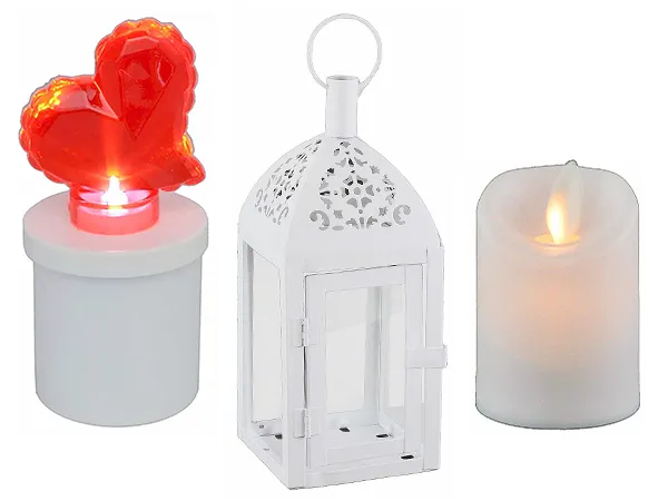 LUMINI VOTIVI, CANDELE E LANTERNE